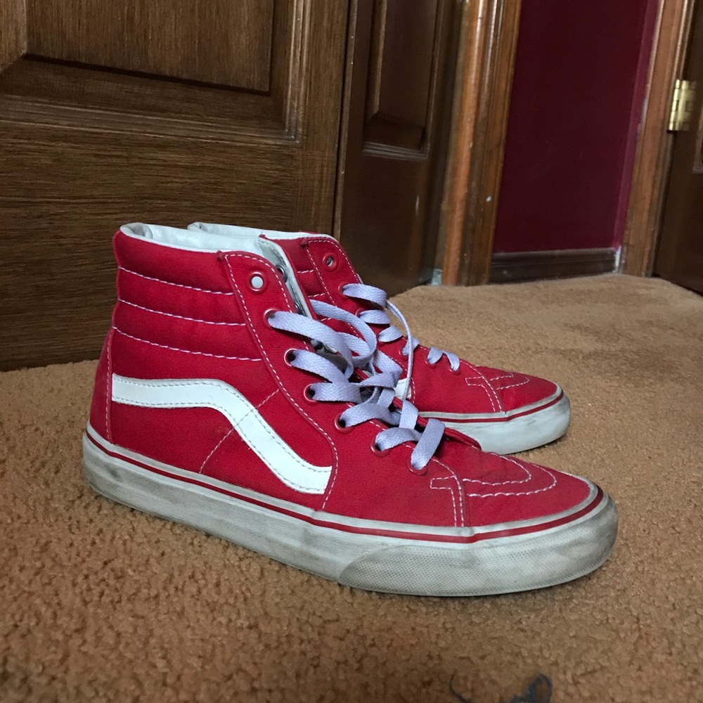 Vans Red Skate Highs
